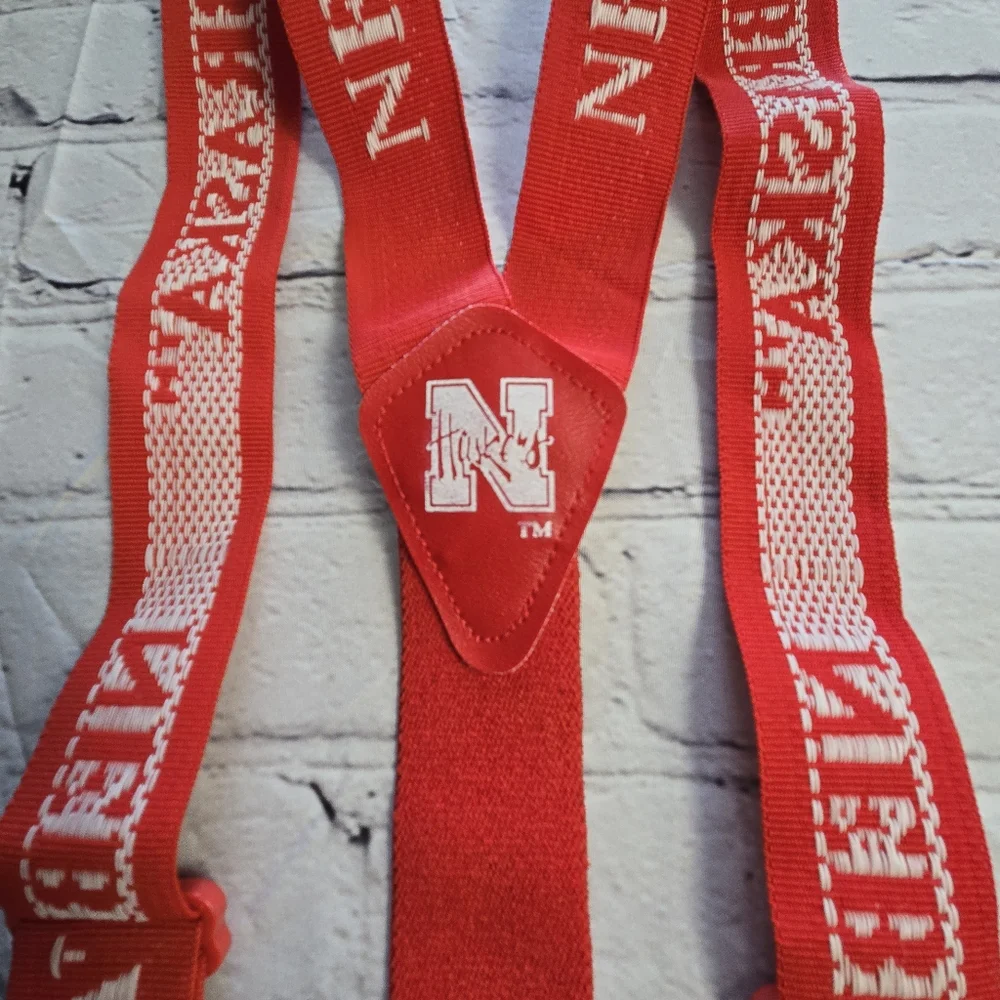 Nebraska Red Suspenders - Picture 5 of 5